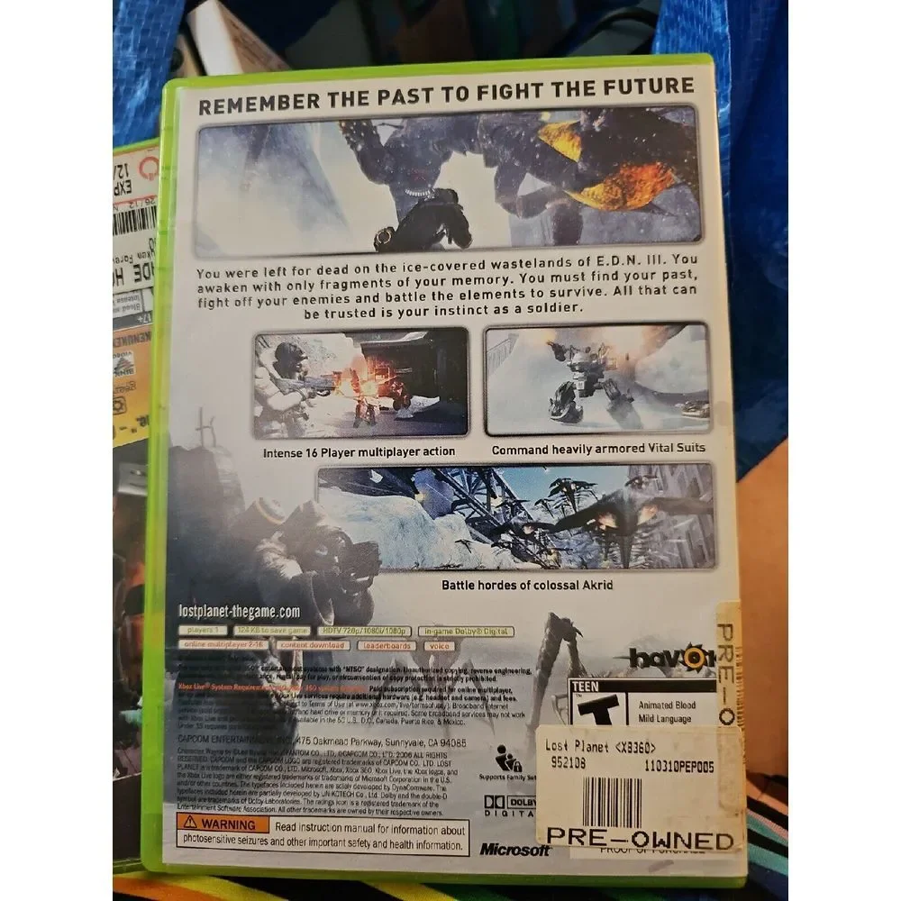 Lost Planet: Extreme Condition (Microsoft‎ Xbox 360, 2007)
